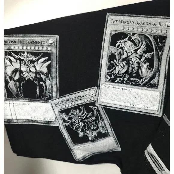 Vintage Yu-Gi-Oh Anime AOP Card Game Size XL Double Sided Modern Print T-Shirt - Picture 4 of 5